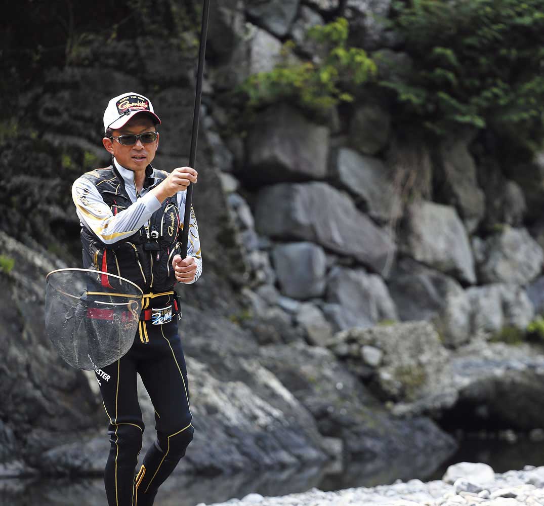 掛けることを重視することで、追わない野鮎を掛けにいける