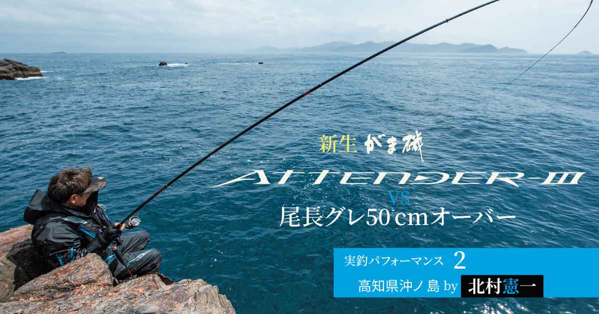 がま磯アテンダーⅢ | 実釣パフォーマンス2 高知県沖ノ島by北村憲一