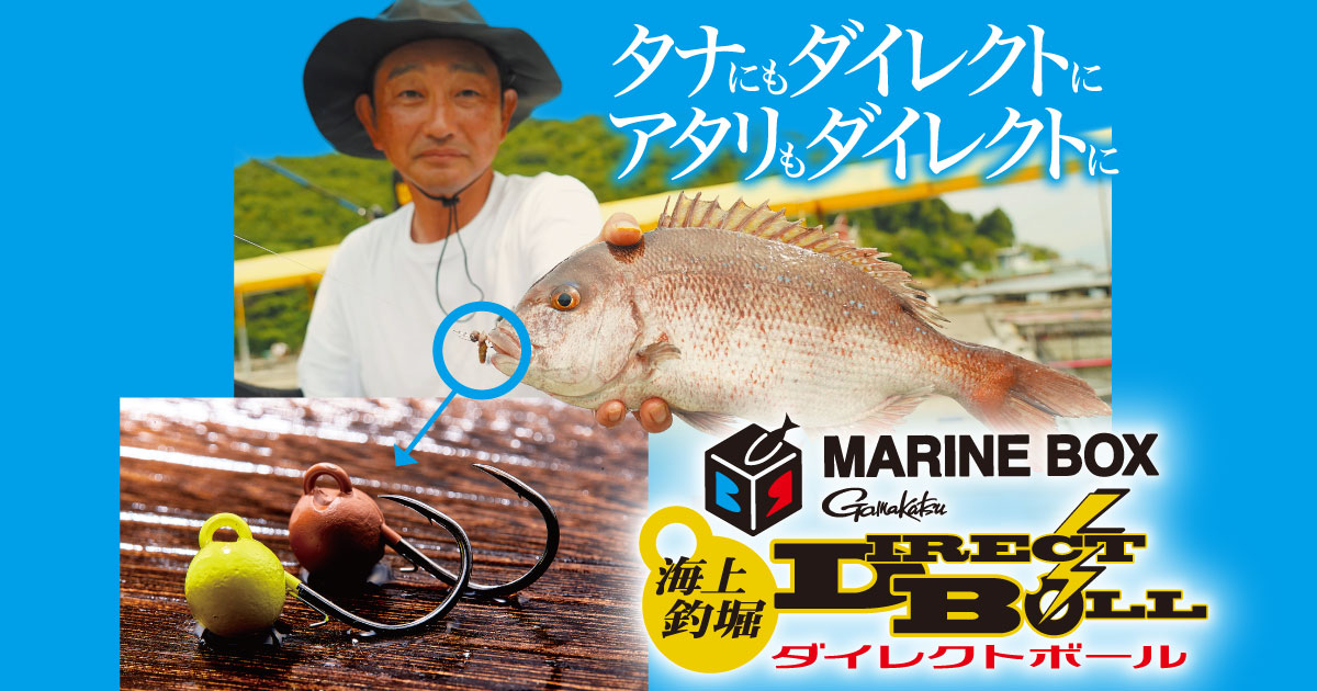 MARINE BOX 海上釣堀ダイレクトボール タナにもダイレクトに アタリも
