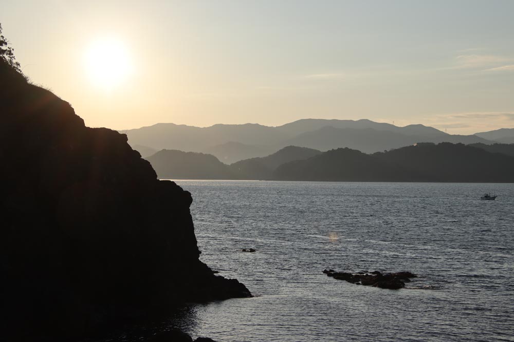 和歌山県有田郡にある湯浅の海
