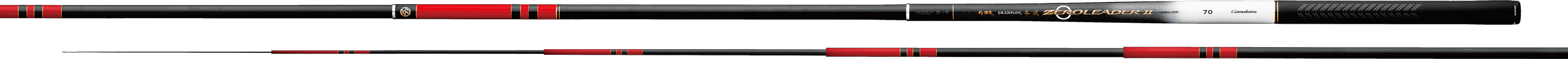 がま渓流 MULTIFLEX 本流 ZEROLEADERⅡ　竿画像