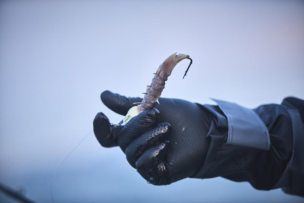 中山が持つ、準備したテンヤ仕掛け