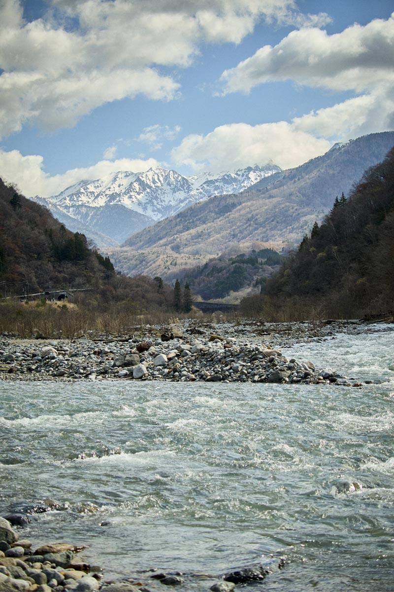 高原川の風景写真