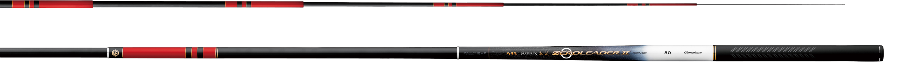 がま渓流 マルチフレックス本流ゼロリーダー2 80　竿画像