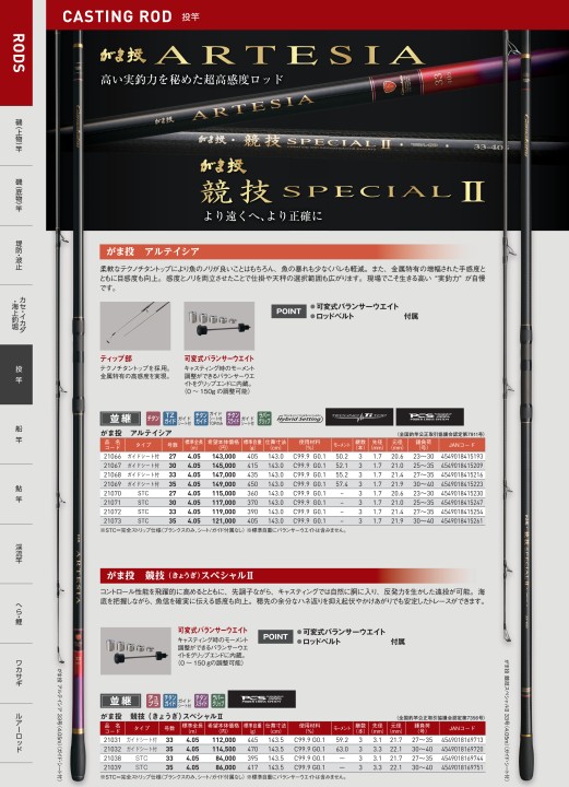 がまかつWebカタログ 竿