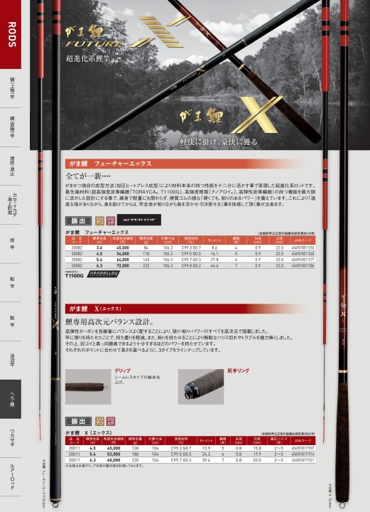 がまかつWebカタログ 竿