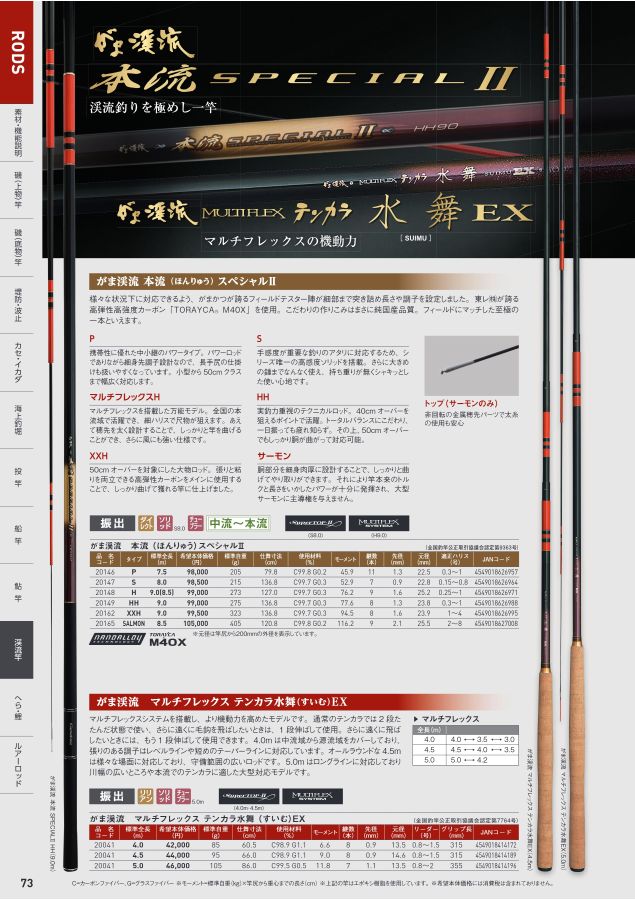 工場直送 ≪純正部品 パーツ≫ がまかつ がま渓流 マルチフレックス 粋 