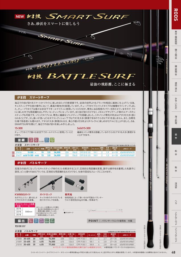 GAMAKATSU FISHING GEAR CATALOG 2025_ロッドカタログ