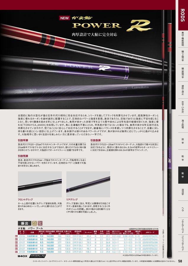 GAMAKATSU FISHING GEAR CATALOG 2025_ロッドカタログ