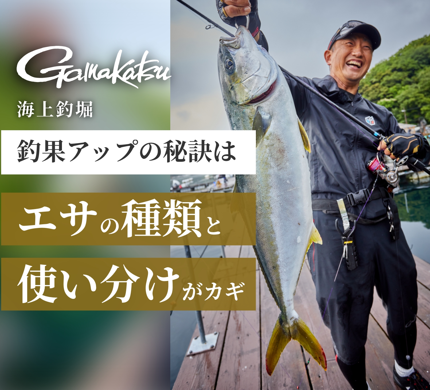 海上釣堀釣果アップの秘訣はエサの種類と使い分けがカギ