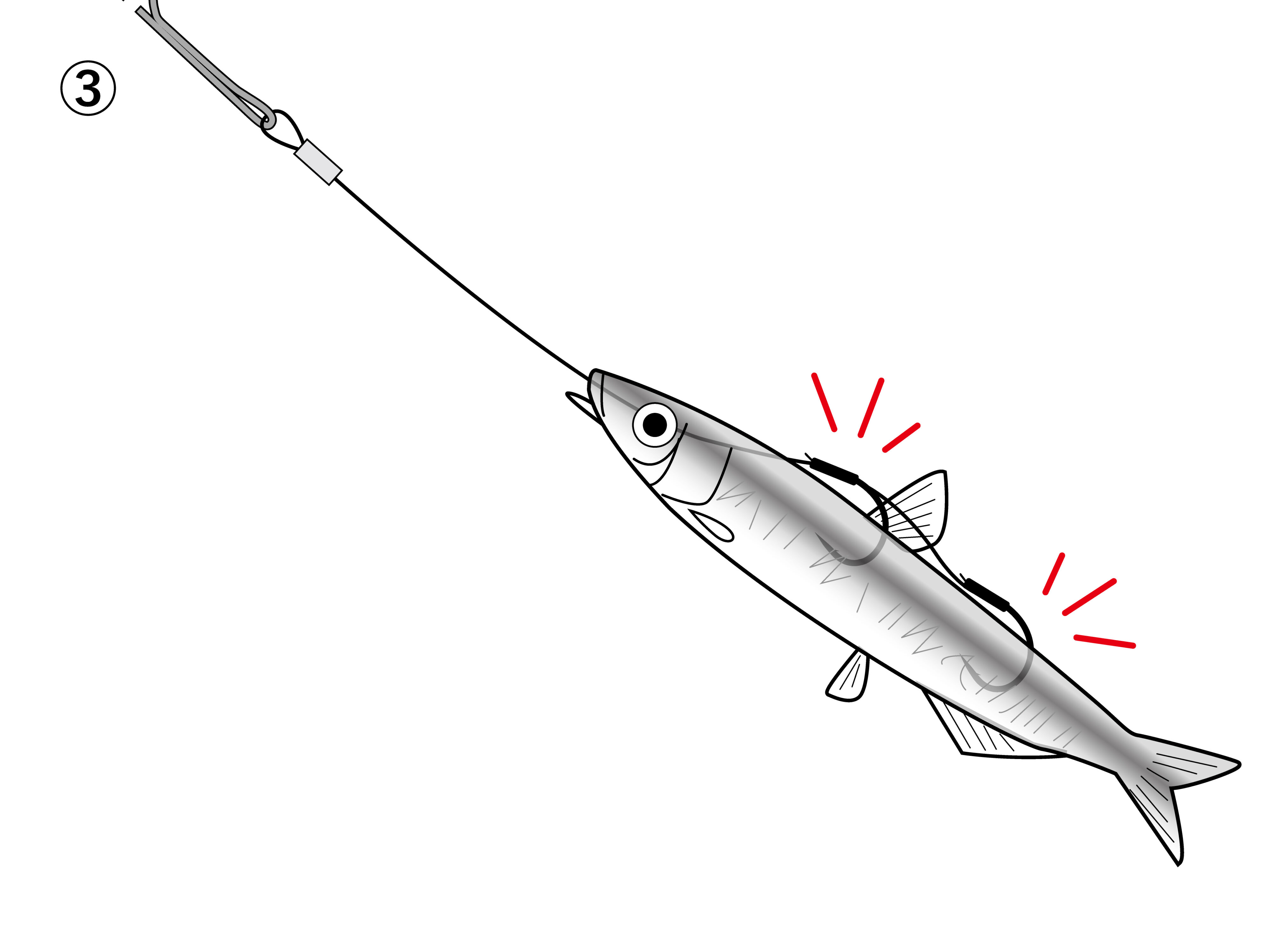 遠投タチウオ仕掛 つらぬき2段 | がまかつ