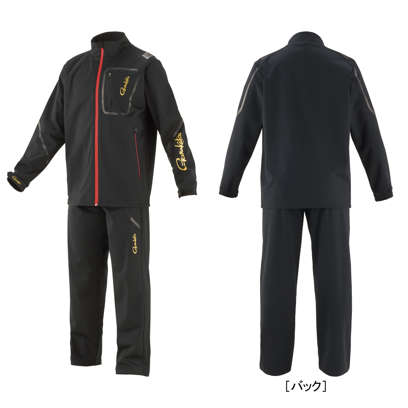 がまかつ ソフトシェルスーツGM3370 美品 がまかつ(Gamakatsu) ソフトシェルスーツ GM-3370 53370-12-0