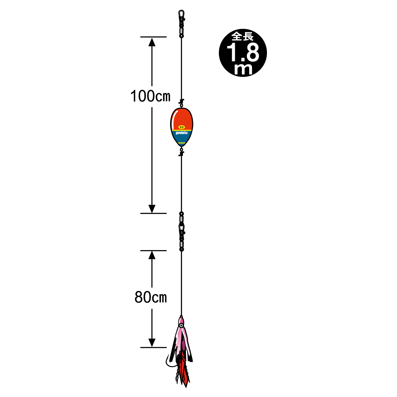 A1 スーパーアキアG パーフェクト仕掛 | がまかつ