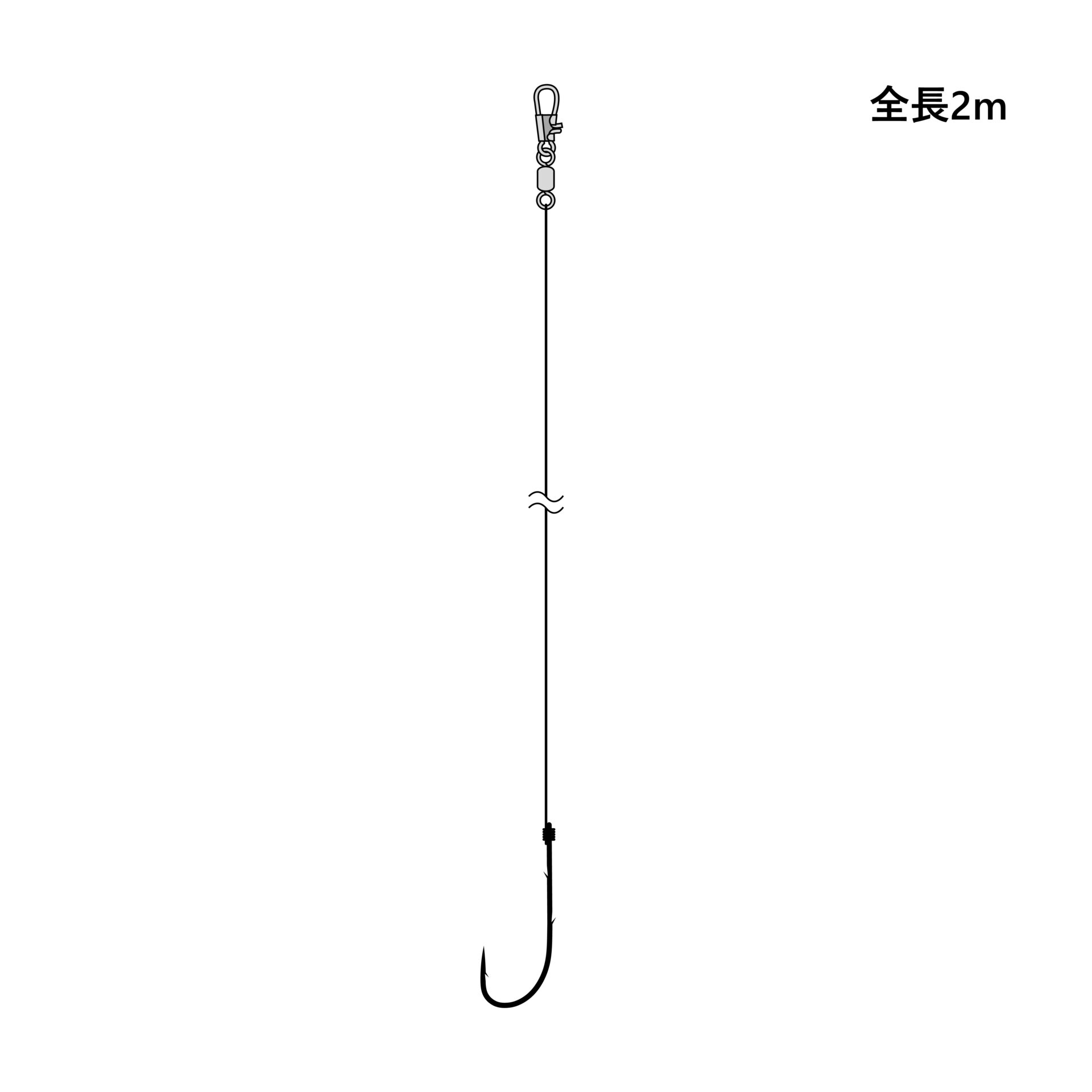 ケン付タチウオ ST-R 1本仕掛 | がまかつ