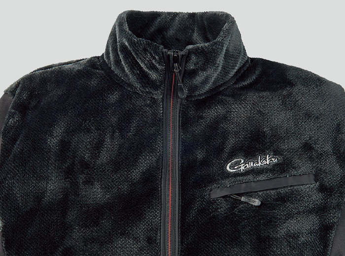 新品がまかつ　ボアフリースハーフジップシャツ GM3614 サイズＬ Gamakatsu（がまかつ） ボアフリースハーフジップシャツ GM-3614