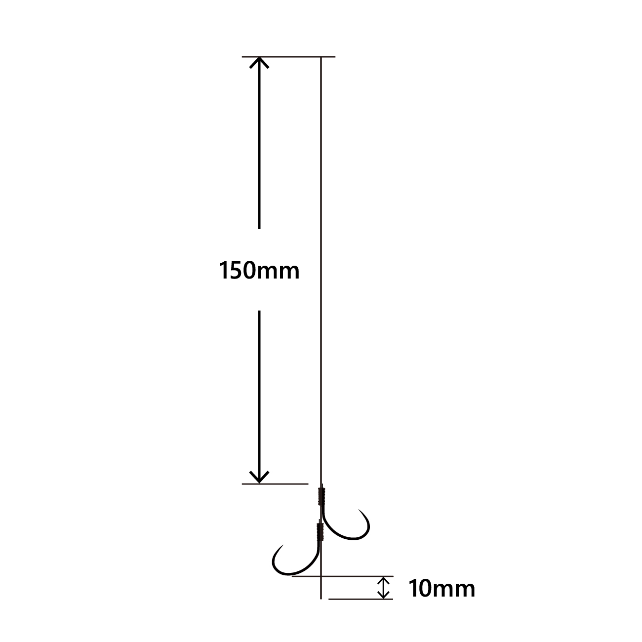 T1 密着チラシ 2本仕掛 要パワーチラシ | がまかつ