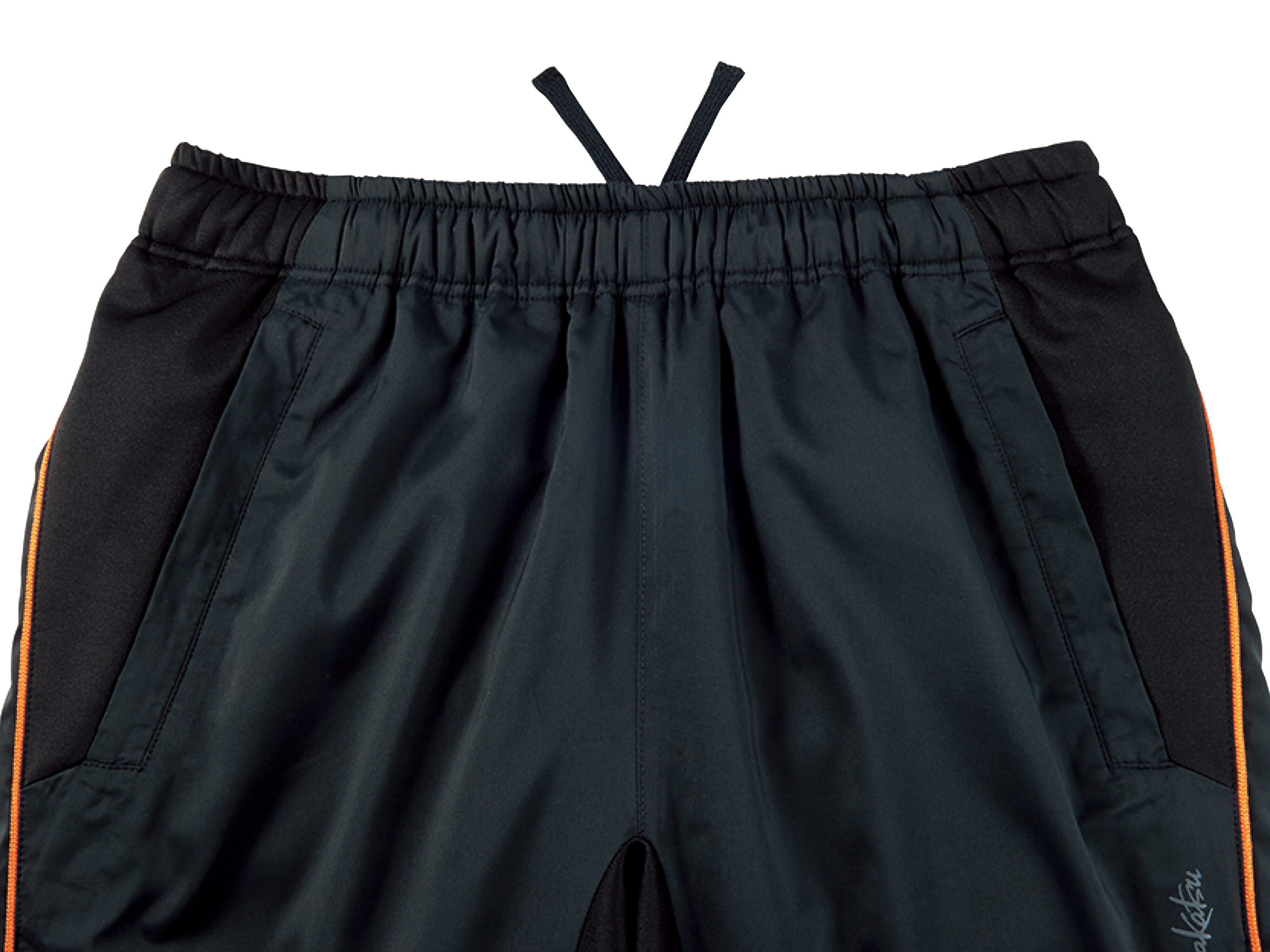 がまかつ　トレーニングウォームスーツ 上下セット ブラック/オレンジ　L Gamakatsu（がまかつ） トレーニングウォームスーツ GM-3608 ミドラー