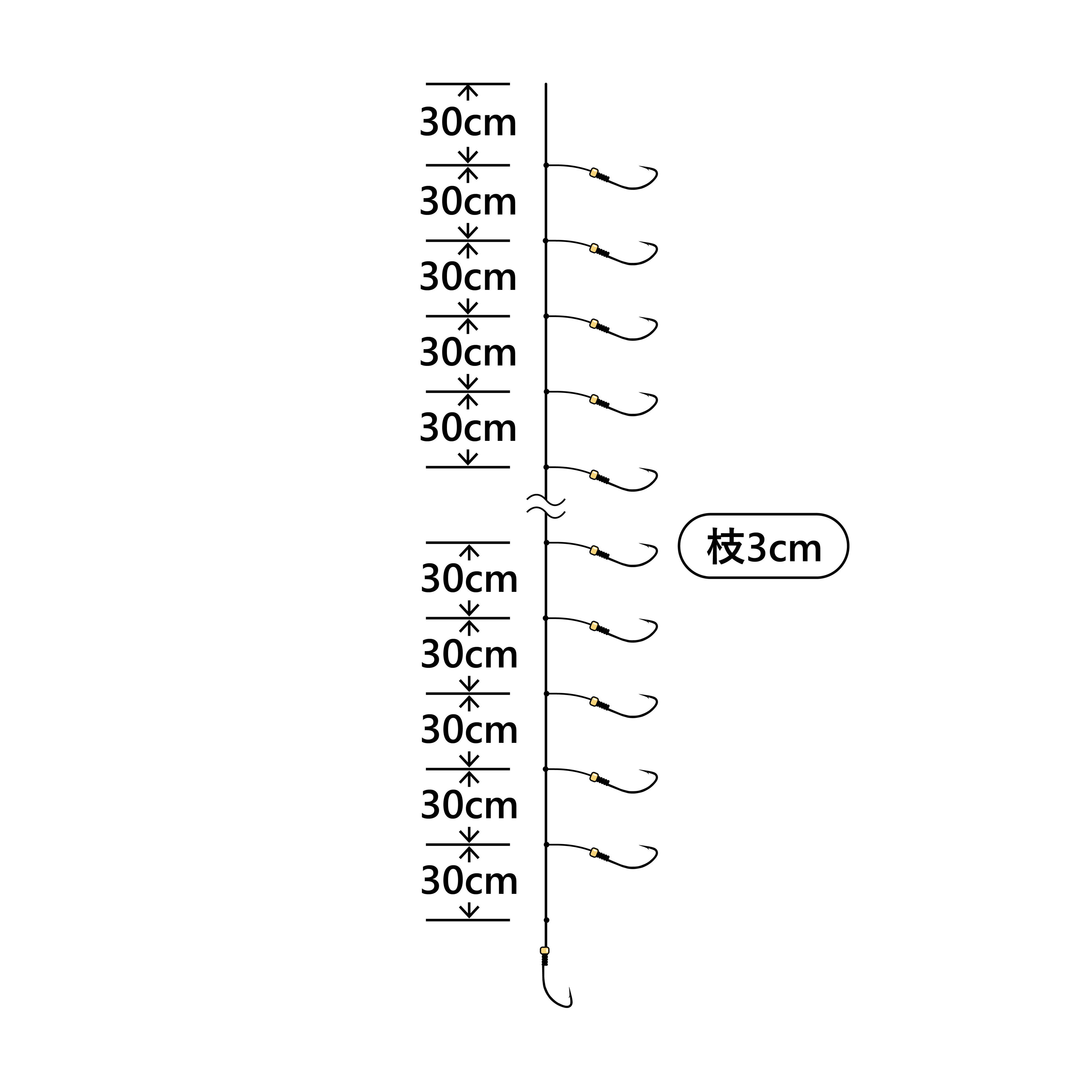 F1キス50本仕掛 | がまかつ