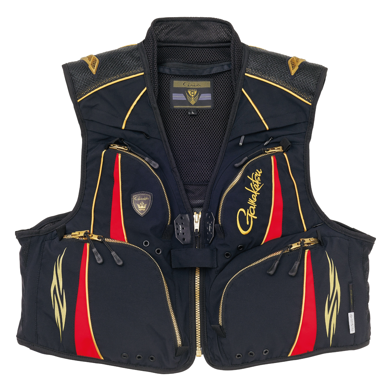 Gamakatsu フィッシング ショートハーフメッシュベスト GM-2322 IMG_694c7d030f607.jpg