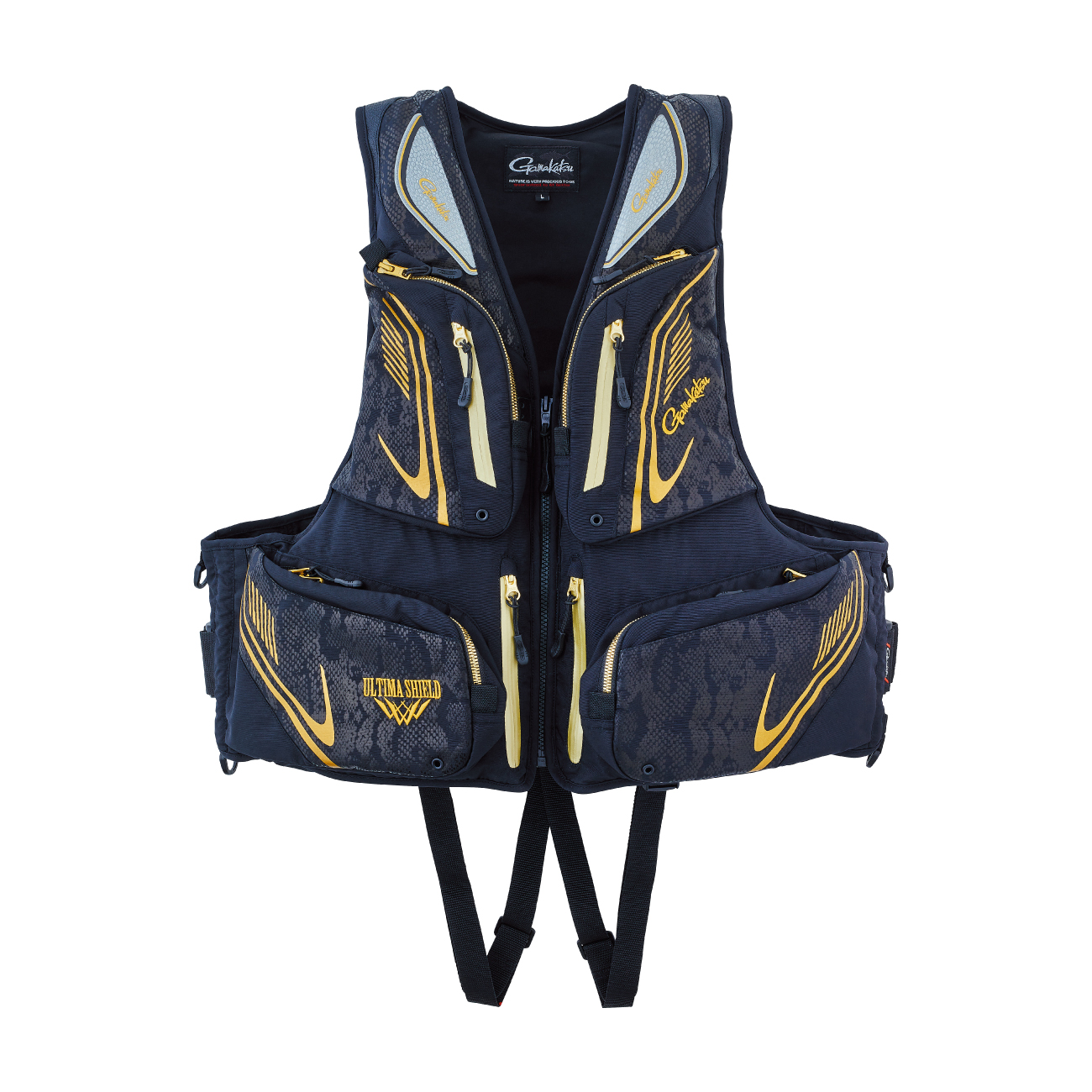 値下げオマケ付美品がまかつフローティングベストGM−2188レッド、Lサイズ 値下げオマケ付美品がまかつフローティングベストGM−2188レッド、L