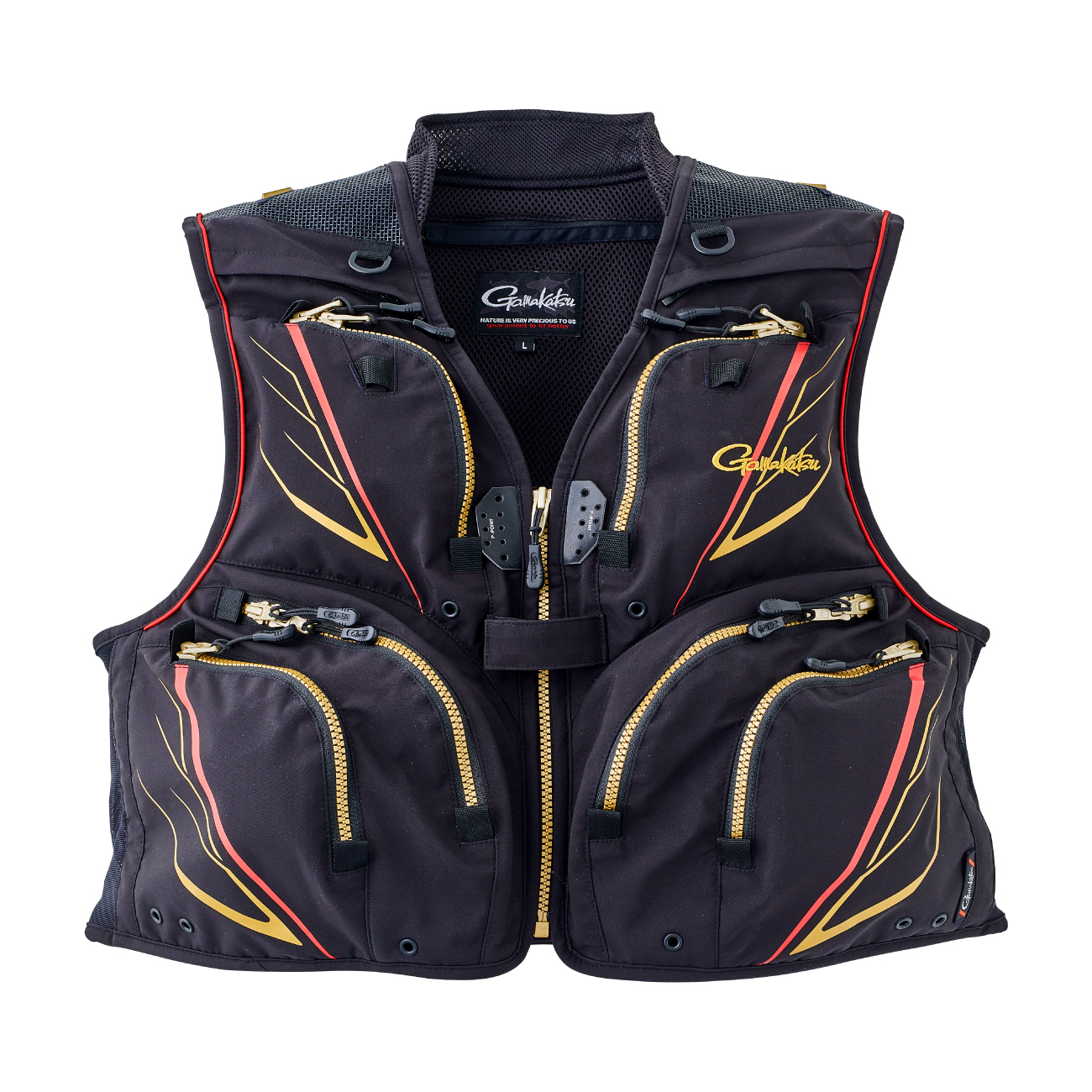 Gamakatsu　ショートハーフメッシュ ベスト GM-2305 サイズ3L ハーフメッシュベスト GM2327 | がまかつ