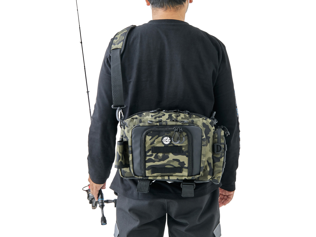 がまかつ ランガンヒップバッグ2.0 LE324 (フィッシングポーチ 収納) ランガン ヒップバッグ 2.0 LE324 | がまかつ