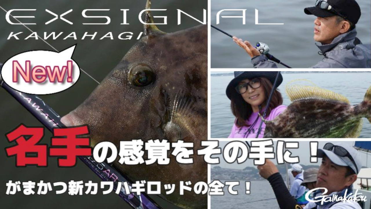 名手の感覚をその手に！EXSIGNAL KAWAHAGI | がまかつ
