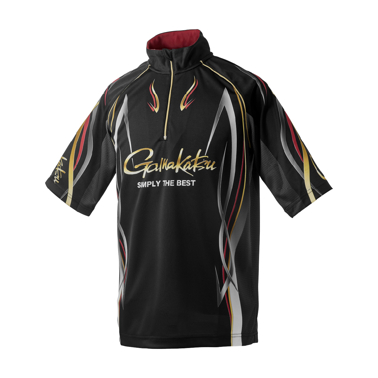 2WAYプリントジップシャツ(半袖) GM3735 | がまかつ