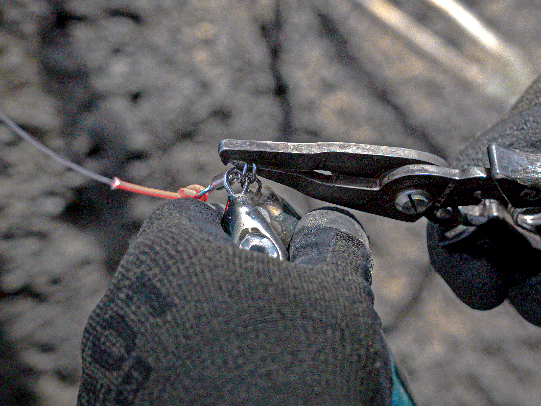 スプリットリングプライヤーHD アルミグリップ LE906 | がまかつ