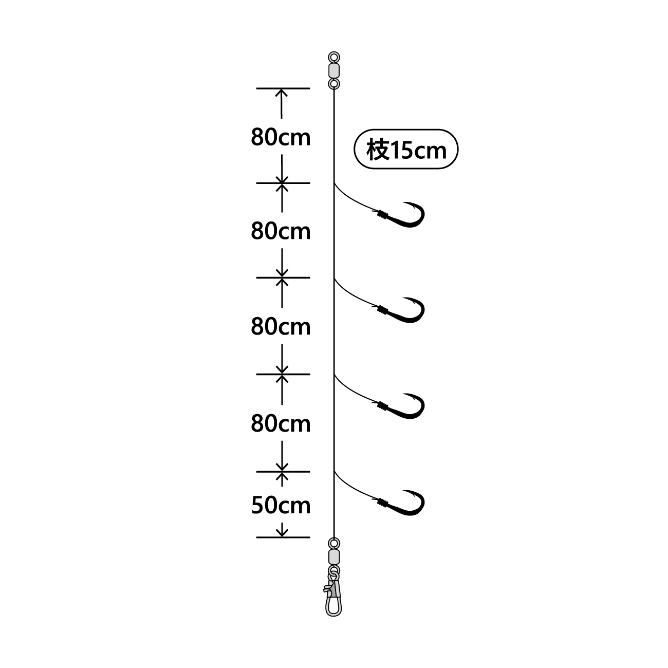 マルチフラッシュ極太落し込みサビキ シリーズ | がまかつ