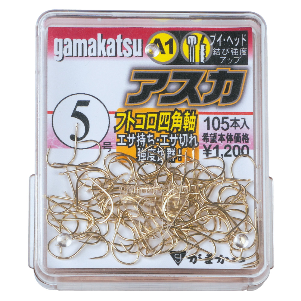 ヘラブナ用釣り針【狼牙】 A1 アスカ | がまかつ