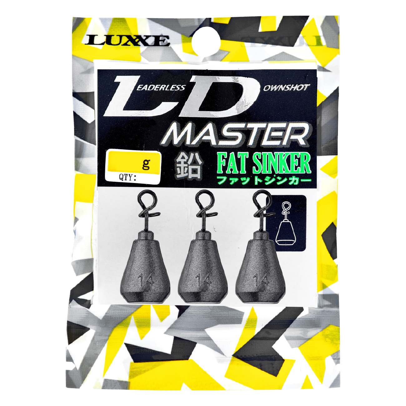 LDマスター 鉛 ファットシンカー | がまかつ