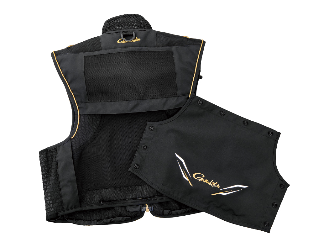 がまかつ☆鮎ベスト☆GM2323☆Lサイズ☆USED ハーフメッシュベスト GM2331 | がまかつ