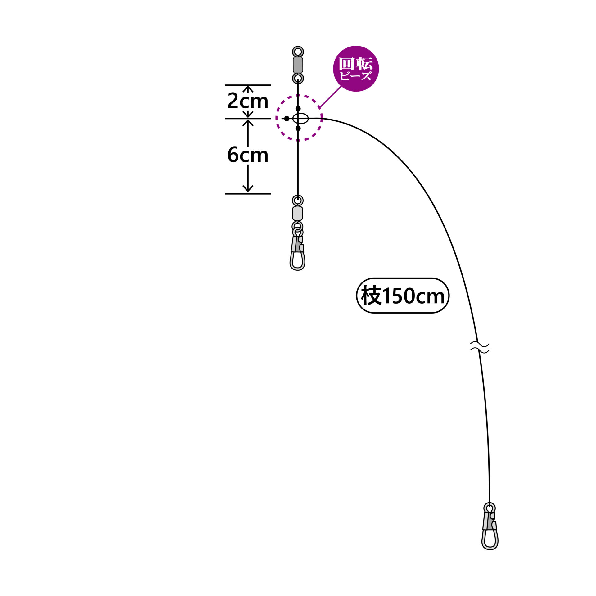 イカメタルリーダー オモリグ ピンクエステル | がまかつ