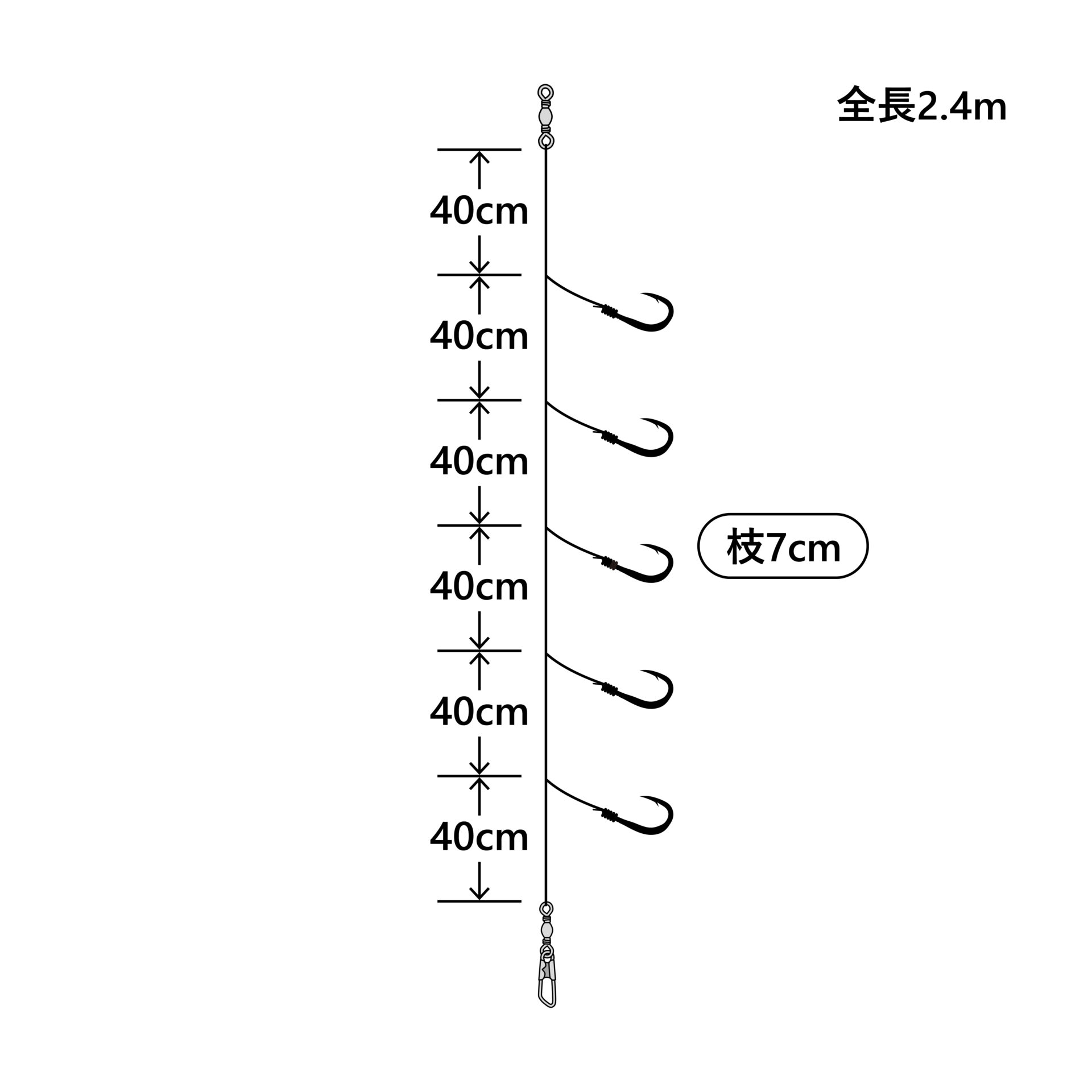 マルチフラッシュ落し込みサビキ小鈎SP シリーズ | がまかつ