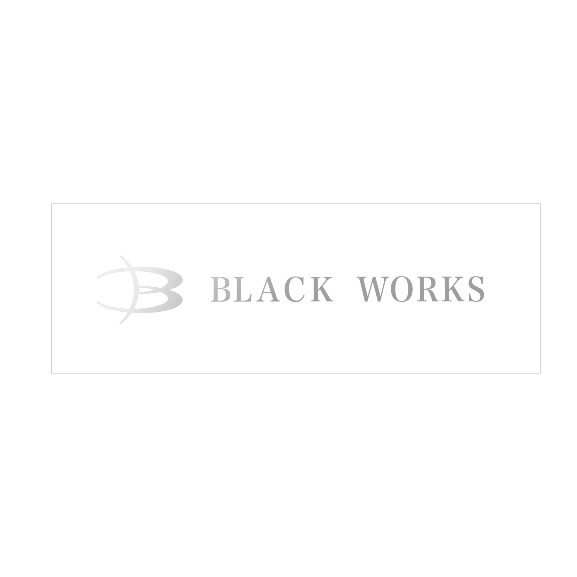 転写ロゴステッカー(BLACK WORKS)