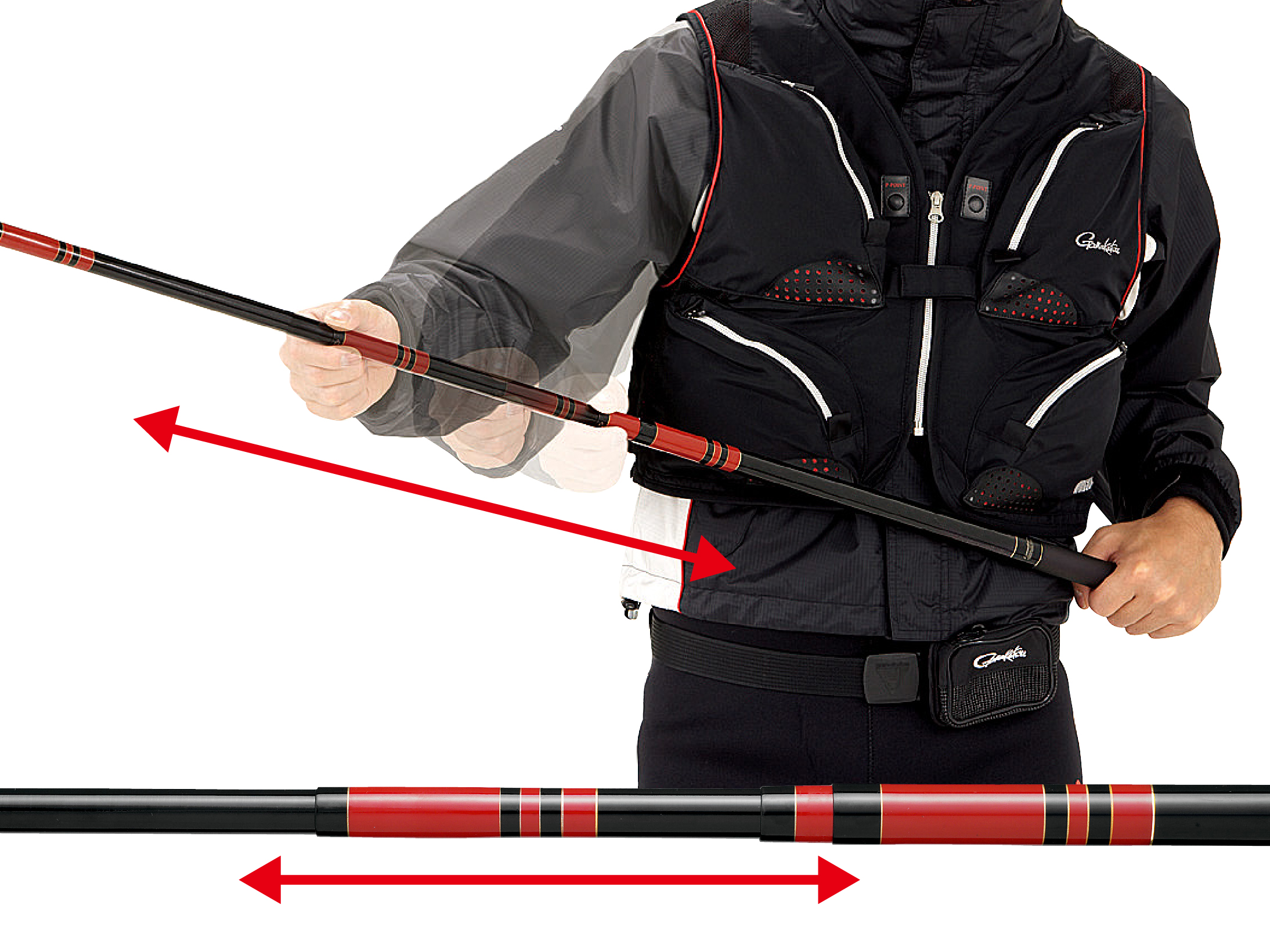 がま渓流 マルチフレックス 本流ゼロリーダー2 | がまかつ