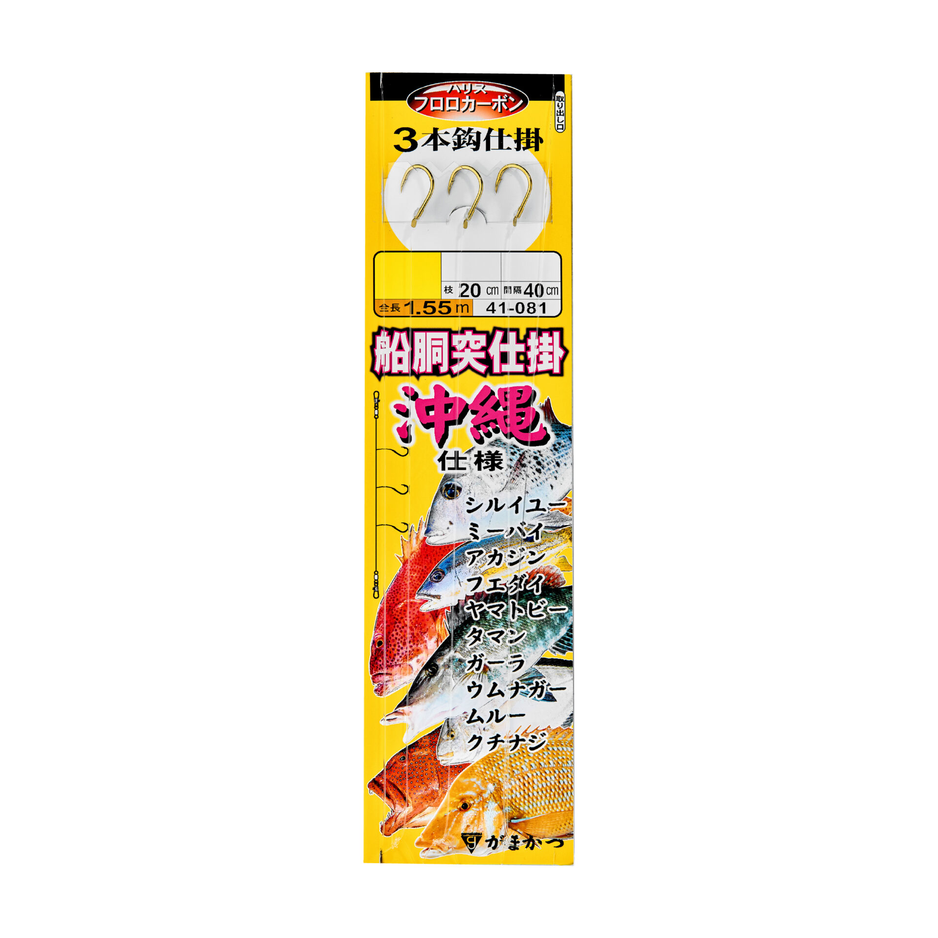 沖縄 船胴突仕掛３本